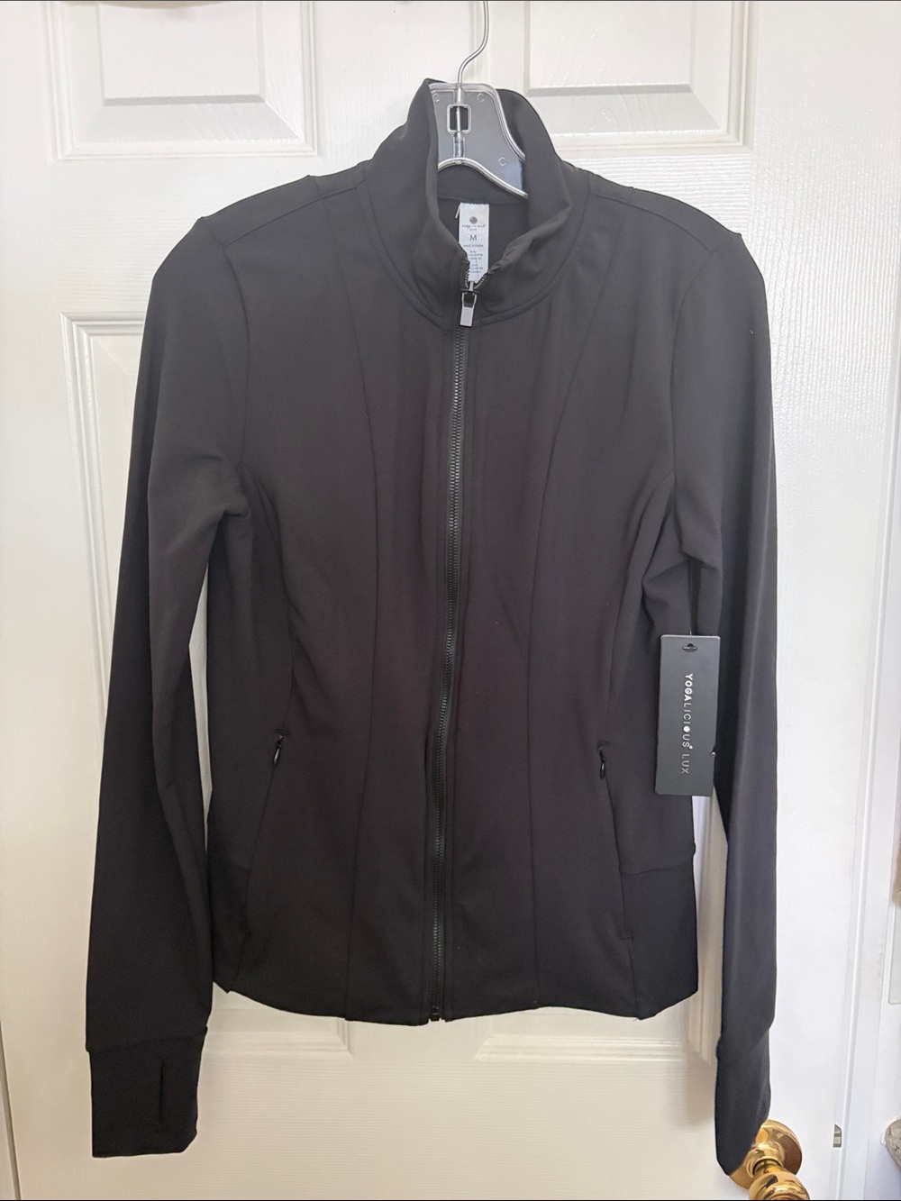 Yogalicious Black Full-Zip Hoodie